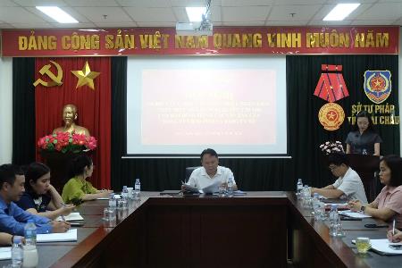 ĐẢNG ỦY SỞ TƯ PHÁP TỔ CHỨC HỘI NGHỊ NGHIÊN CỨU, HỌC TẬP, QUÁN TRIỆT, TUYÊN TRUYỀN VÀ TRIỂN KHAI THỰC HIỆN CÁC NGHỊ QUYẾT, CHỈ THỊ CỦA BỘ CHÍNH TRỊ