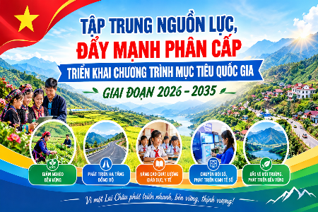 Tập trung nguồn lực, đẩy mạnh phân cấp triển khai chương trình mục tiêu quốc gia giai đoạn 2026 – 2035 Tập trung nguồn lực, đẩy mạnh phân cấp triển khai chương trình mục tiêu quốc gia giai đoạn 2026 – 2035